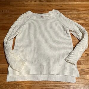 Women’s Sonoma white sweater